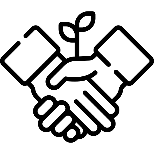 Long Term Partnership & Support icon